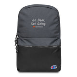 Load image into Gallery viewer, Go Bear. Get Going. Champion Backpack