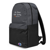 Load image into Gallery viewer, Go Bear. Get Going. Champion Backpack