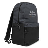Load image into Gallery viewer, Go Bear. Get Going. Champion Backpack