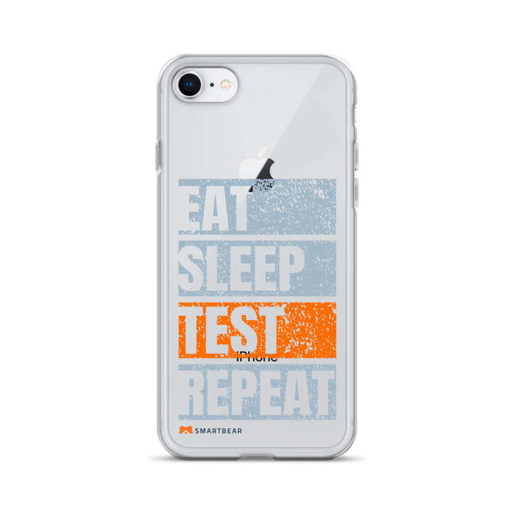 Eat Sleep Test Repeat Case for iPhone® – SmartBear Swag Shop
