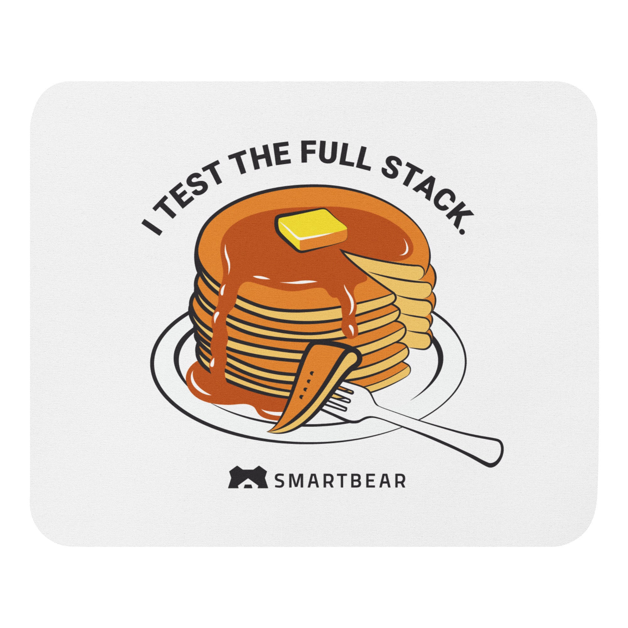 I Test the Full Stack Mouse pad – SmartBear Swag Shop