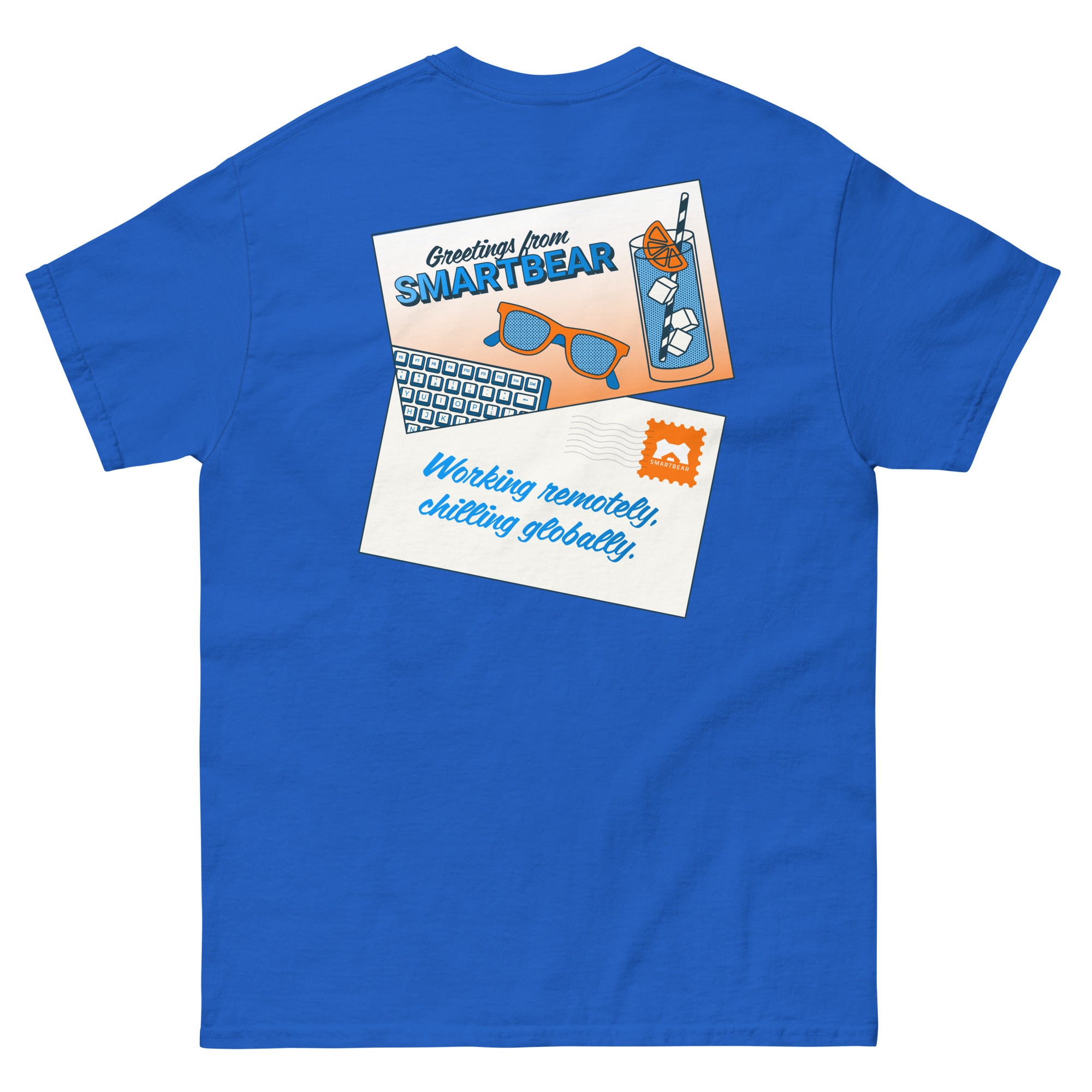 Working Remotely Chilling Globally Tee – SmartBear Swag Shop